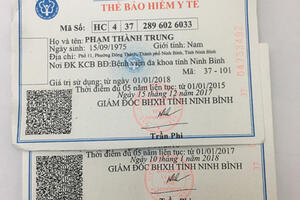 Nhiều điểm mới về thẻ BHYT năm 2018