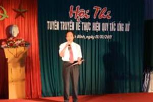 Tuyên truyền thực hiện quy tắc ứng xử