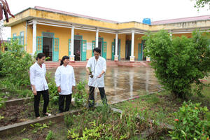 Trạm y tế xã Kim Hải chăm sóc sức khỏe ban đầu cho nhân dân