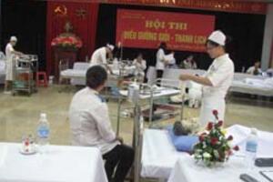 Ghi nhận tại “Hội thi Điều dưỡng giỏi – Thanh lịch” Bệnh viện Đa khoa tỉnh Ninh Bình