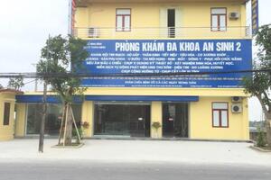 Phòng khám Đa khoa tư nhân An Sinh 2 đủ điều kiện khám sức khỏe