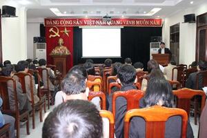 Sở Y tế Tập huấn một số văn bản quy phạm pháp luật về khám, chữa bệnh bảo hiểm y tế