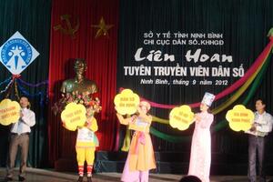 Ghi nhận tại liên hoan tuyên truyền viên dân số năm 2012