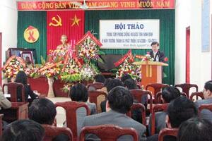 Ninh Bình tổ chức Hội thảo công tác Phòng chống HIV/AIDS