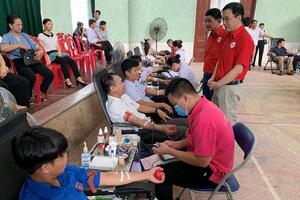 Kim Sơn tổ chức Ngày hội hiến máu tình nguyện năm 2020