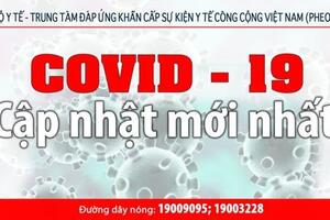 Cập nhật mới nhất về tình hình dịch bệnh COVID-19 trên thế giới và trong nước (Tính đến 11h00 ngày 30/7/2020)