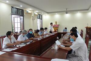 Sở Y tế kiểm tra việc thực hiện quy định về phòng chống dịch Covid tại Trung tâm Y tế huyện Yên Khánh