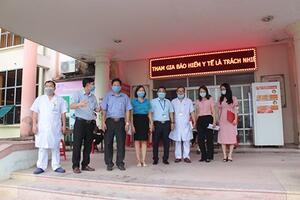 Sở Y tế: Kiểm tra công tác phòng, chống dịch Covid - 19 tại Trung tâm Y tế huyện Yên Mô