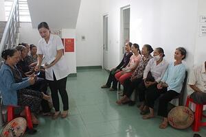 Trung tâm Y tế huyện Kim sơn: Tích cực đẩy mạnh truyền thông phòng, chống dịch bệnh tại cộng đồng.
