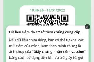 PC- Covid cho phép người dùng tự khai thông tin tiêm chủng