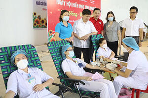Sở Y tế tổ chức ngày hội hiến máu tình nguyện “Giọt hồng – Blu trắng”
