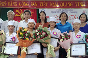 Sôi nổi hội thi tay nghề điều dưỡng, nữ hộ sinh Trung tâm Y tế huyện  Yên Khánh