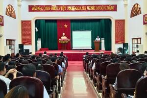 Sở Y tế: Triển khai hội nghị phổ biến, hỗ trợ và tập huấn kiến thức cho các cơ sở hành nghề khám, chữa bệnh trên địa bàn huyện Nho Quan, Gia Viễn,  TP Ninh Bình.