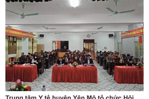 Trung tâm Y tế huyện Yên Mô triển khai xây dựng trang Thông tin điện tử (Website)