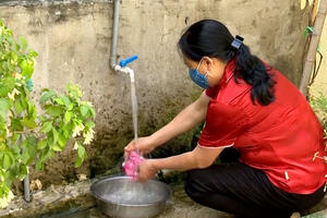 Ninh Bình có khoảng 96,7% số dân được sử dụng nước sinh hoạt hợp vệ sinh