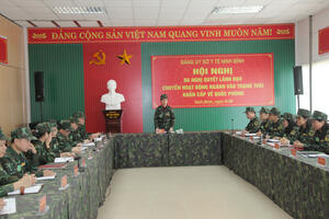 Sở Y tế diễn tập thành công Bệnh viện dã chiến trong khu vực phòng thủ tỉnh Ninh Bình năm 2023