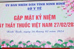Sở Y tế tổ chức gặp mặt các thế hệ lãnh đạo, các thầy thuốc qua các thời kỳ nhân kỷ niệm 69 năm Ngày Thầy thuốc Việt Nam