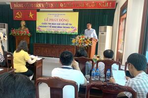 THÔNG BÁO Kết quả tổ chức Lễ phát động cuộc thi báo chí với đề tài “Ngành Y tế Ninh Bình trong tôi”