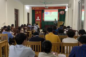 Tập huấn Hướng dẫn giám sát và phòng, chống bệnh bạch hầu và ho gà