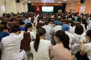 Bệnh viện Sản Nhi tỉnh: Tổ chức lớp tập huấn Hướng dẫn chẩn đoán, điều trị bệnh bạch hầu
