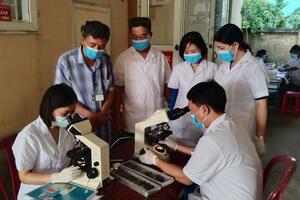 Đẩy mạnh công tác điều tra, xét nghiệm ký sinh trùng tại huyện Kim Sơn