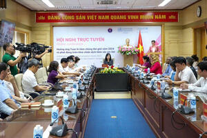 Hưởng ứng Tuần lễ tiêm chủng thế giới năm 2024 và phát động triển khai chiến dịch tiêm vắc xin sởi