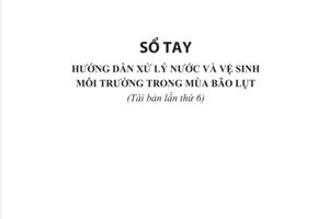 Sổ tay hướng dẫn xử lý nước và vệ sinh môi trường mùa bão lụt