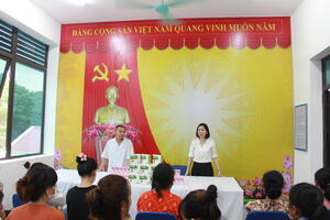 Cấp Vi chất dinh dưỡng cho bà mẹ mang thai, trẻ em trên 6 tháng đến 23 tháng tuổi bị suy dinh dưỡng tại một số xã của huyện Nho Quan