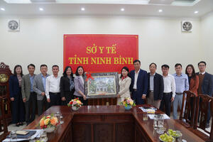Sở Y tế Hưng Yên thăm và trao đổi học tập kinh nghiệm về hoạt động khám chữa bệnh tại Ninh Bình