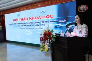 Bệnh viện Đa khoa tỉnh tổ chức  Hội thảo Khoa học chuyển đổi số bệnh viện: Ứng dụng trí tuệ nhân tạo và chuẩn hóa dữ liệu y tế