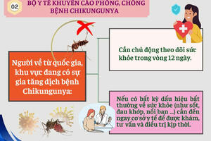 3 việc thiết thực phòng, chống bệnh Chikungunya