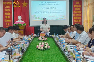 Đoàn công tác Sở Y tế Ninh Bình làm việc với Bệnh viện Đa khoa Hà Nam: Định hướng chiến lược phát triển bệnh viện, tạo đột phá trong chăm sóc sức khoẻ Nhân dân