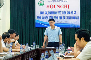 THẨM ĐỊNH TRIỂN KHAI HỒ SƠ BỆNH ÁN ĐIỆN TỬ  TẠI BỆNH VIỆN ĐA KHOA NHO QUAN