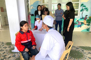 Giám sát hoạt động tẩy giun cho học sinh tiểu học tại khu vực Phủ Lý, Thanh Liêm
