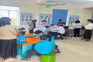 TRUNG TÂM Y TẾ NAM ĐỊNH ĐÓN ĐOÀN GIÁM SÁT, HỖ TRỢ TRIỂN KHAI CHIẾN DỊCH TIÊM CHỦNG VẮC XIN TD NĂM 2025