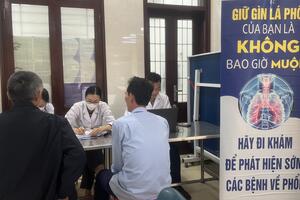 BỆNH VIỆN NỘI TIẾT NAM ĐỊNH PHỐI HỢP BỆNH VIỆN PHỔI NAM ĐỊNH KHÁM SÀNG LỌC MIỄN PHÍ CÁC BỆNH LÝ VỀ PHỔI CHO NGƯỜI BỆNH ĐÁI THÁO ĐƯỜNG