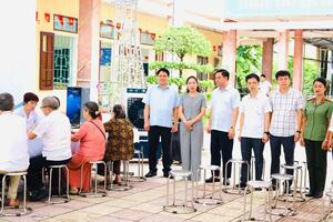 Ra quân ngày đầu tiên triển khai Chương trình khám sức khỏe định kỳ, khám sàng lọc miễn phí cho người dân phường Nam Định