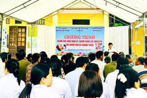 Gần 500 người thuộc nhóm đối tượng ưu tiên được khám sức khỏe định kỳ, khám sàng lọc miễn phí
