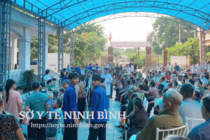 Xã Thanh Lâm triển khai đợt 2 khám sức khỏe sàng lọc cho người dân   thuộc đối tượng 2 năm 2026