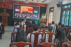 Sở Y tế Ninh Bình tham dự Hội nghị toàn quốc quán triệt, triển khai thực hiện Nghị quyết Hội nghị Trung ương 4 khóa XIV