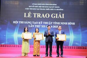 Ngành Y tế Ninh Bình: 4 công trình đoạt giải tại Hội thi Sáng tạo Kỹ thuật tỉnh lần thứ XII