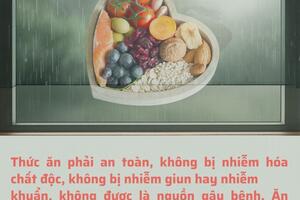 Đảm bảo An toàn thực phẩm trong mùa bão lũ