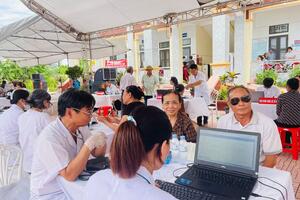 Bệnh viện Đa khoa Trực Ninh triển khai hiệu quả  chiến dịch khám sức khỏe sàng lọc cho Nhân dân