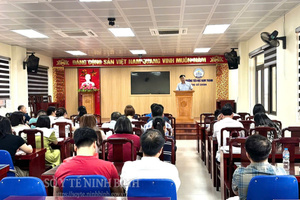 Tập huấn nghiệp vụ, chuyên môn phục vụ Diễn tập điều tra, xử lý ngộ độc thực phẩm tình huống giả định tại Trường Tiểu học Nam Thành, phường Hoa Lư năm 2026