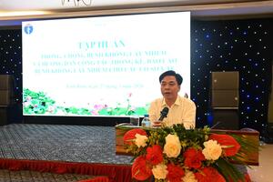 Tập huấn phòng chống bệnh không lây nhiễm và hướng dẫn công tác báo cáo thống kê bệnh không lây nhiễm tại các cơ sở y tế