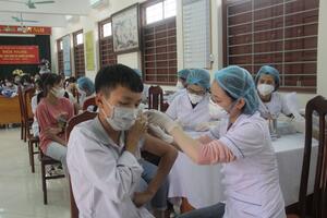 Tỷ lệ tiêm chủng các mũi vắc xin của tỉnh Ninh Bình đã cao hơn mức trung bình toàn quốc