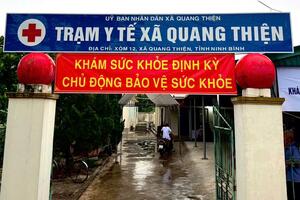 Xã Quang Thiện: 764 người dân nhóm đối tượng ưu tiên được Bệnh viện Đa khoa Kim Sơn khám sức khoẻ định kỳ miễn phí