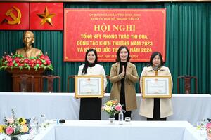 Khối thi đua sở ngành văn xã: tổng kết phong trào thi đua năm 2023 và ký kết giao ước thi đua năm 2024
