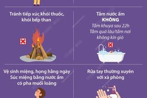 Phòng lạnh cho người dân, đặc biệt là người già, trẻ em