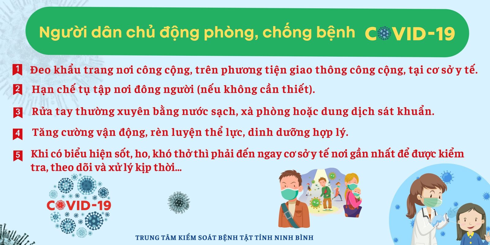 Người dân cần chủ động phòng, chống Covid-19
